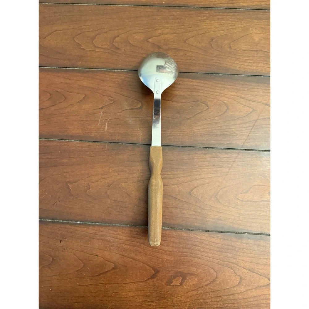 Cutco Serving Basting Spoon Stainless no.12 Curved Ergonomic Handle Made‎ in USA